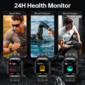 OUKITEL BT20 350mAh Battery Capacity 5ATM Waterproof Rugged Outdoor Watch OUKITEL