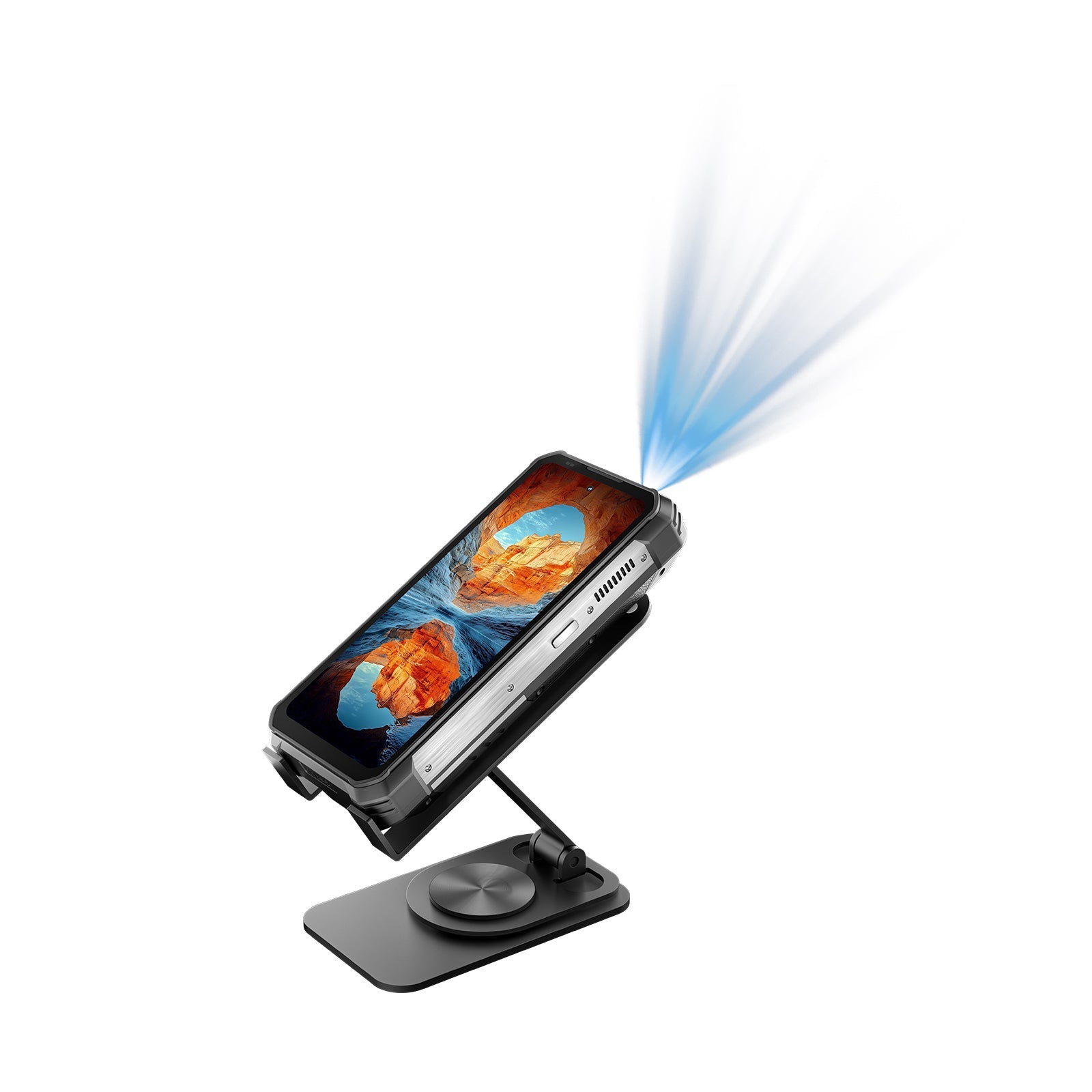 OUKITEL - Mobile Phone Desktop Stand (Holds WP100Titan Mobile Phone For Projection)