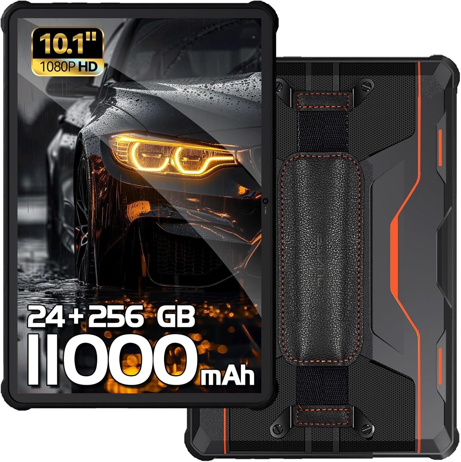 Oukitel RT9 Rugged Tablet 10.1-inch 2K 11000mAh Big Battery 16MP Camera Android 14 (24GB+256GB)