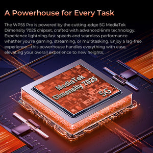 Oukitel WP55 Pro 5G rugged phone with high-performance processor for fast and efficient multitasking, ideal for gaming and productivity